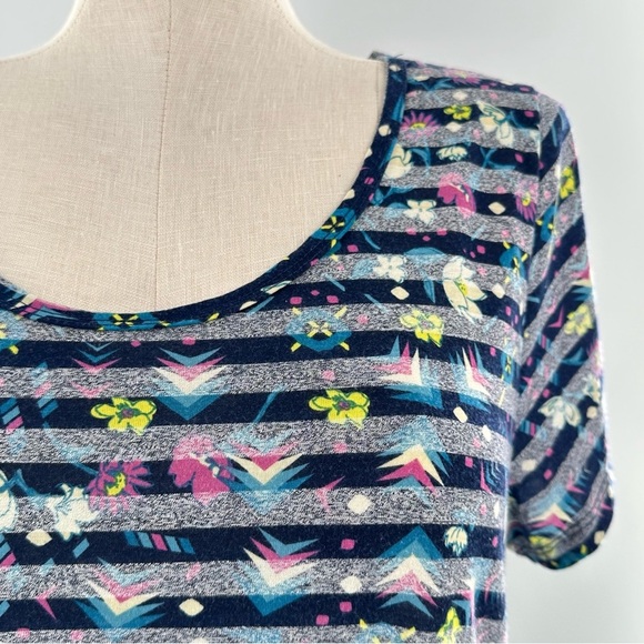 lularoe womens top size XXL multicolored floral tunic - Picture 2 of 9